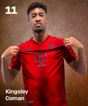 11 Kingsley Coman